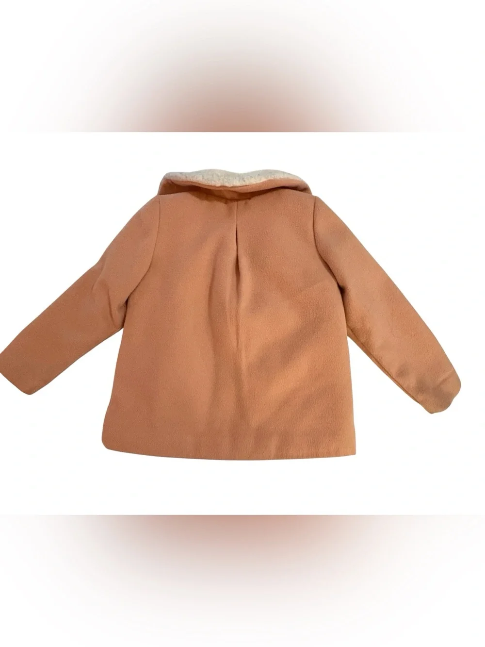 Joie Girls' Pea Coat with Faux-Fur Collar